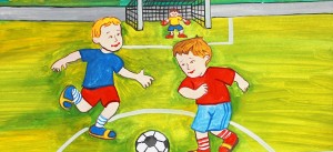 Конкурс рисунков "Лето с футбольным мячом